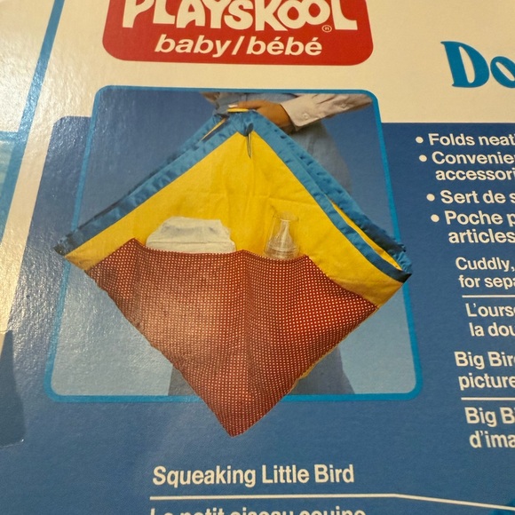 1990 Playskool Sesame Street Play Fold n Go Activity Blanket - Picture 3 of 9